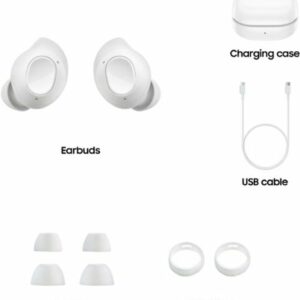 Samsung - Galaxy Buds FE Wireless Earbud Headphones - White