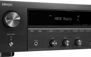 Denon - DRA-900H 100W 2.2-Ch. Bluetooth Capable with HEOS 8K Ultra HD HDR Compatible Stereo Receiver with Alexa - Black