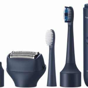 Panasonic - MultiShape Pristine Kit All in 1 Rechargeable Wet/Dry Electric Shaver Kit - Navy