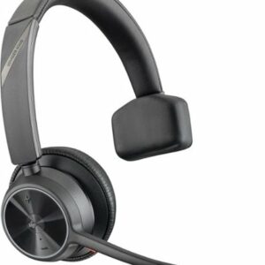 Poly - Voyager 4310 Wireless Noise Cancelling Single Ear Headset with mic - Black