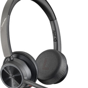 Poly - Voyager 4320 Wireless Noise Cancelling Stereo Headset with mic - Black