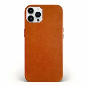 Bluebonnet - Leather Case with MagSafe for Apple iPhone 14 Pro Max - Saddle Tan