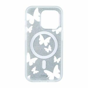 Sonix Magsafe case for Apple iPhone 15 Pro Glitter - Mariposa Silver