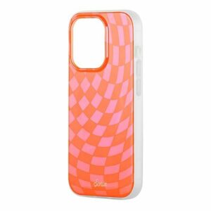 Sonix Magsafe case for Apple iPhone 15 Pro- Checkmate Orange - Pink