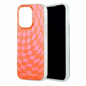 Sonix Magsafe case for Apple iPhone 15 Pro- Checkmate Orange - Pink