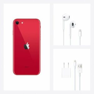 Apple - Geek Squad Certified Refurbished iPhone SE (2nd generation) 64GB (Unlocked) - (PRODUCT)RED