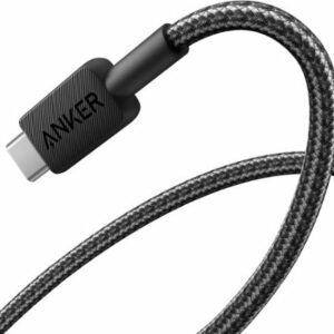 Anker - 322 USB-A to USB-C Cable - 6ft, Nylon - Black