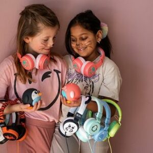 Planet Buddies - Owl Wired Headphones - Pink