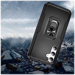 SaharaCase - Military Kickstand Series Case for Samsung Galaxy S23 FE - Black