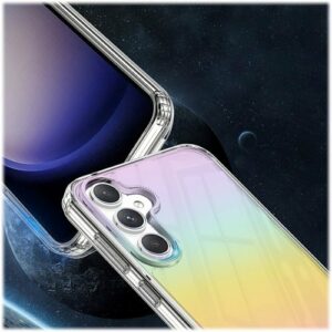 SaharaCase - Hybrid-Flex Hard Shell Series Case for Samsung Galaxy S23 FE - Transparent Gradient