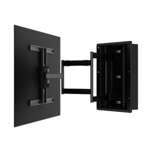 Sanus - Premium Series Full Motion TV Wall Mount for Most 42"-85" TVs - Extends 28" - Black