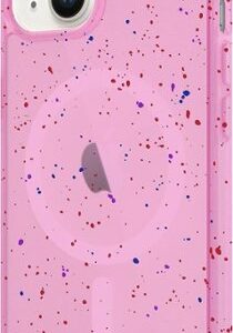 AMPD - Jelly Confetti MagSafe Soft Case for Apple iPhone 15 - Pink