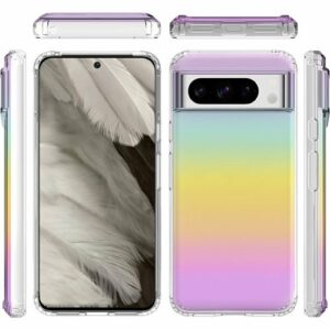 SaharaCase - Hybrid-Flex Hard Shell Series Case for Google Pixel 8 Pro - Transparent Gradient