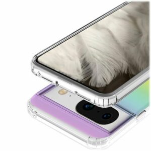 SaharaCase - Hybrid-Flex Hard Shell Series Case for Google Pixel 8 - Transparent Gradient