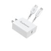 Cellhelmet - 20W Power Delivery Wall Plug with 3' Round Lightning to Type-C Cable - White