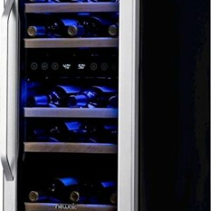 NewAir - 29-Bottle Factory Refurbished Wine Cooler - Stainless Steel