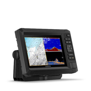 Garmin - ECHOMAP Chartplotter GPS UHD2 73cv with transducer - Black