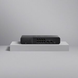 eero - PoE Gateway, 10-port Wired Network Router and PoE Switch with 140W USB-C Power Adapter - Black