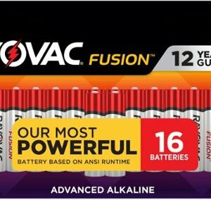 Rayovac Fusion AAA Batteries (16 Pack), Triple A Alkaline Batteries