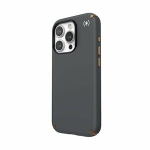 Speck - Presidio2 Pro Case with MagSafe for Apple iPhone 15 Pro - Charcoal Gray