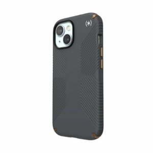 Speck - Presidio2 Grip Case for Apple iPhone 15/14/13 - Charcoal Gray