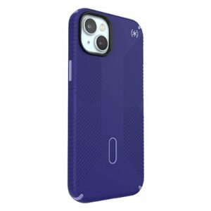 Speck - Presidio2 Grip ClickLock Case with MagSafe for Apple iPhone 15 Plus/14 Plus - Future Blue