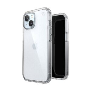 Speck - Presidio Perfect-Clear Case for Apple iPhone 15/14/13 - Clear