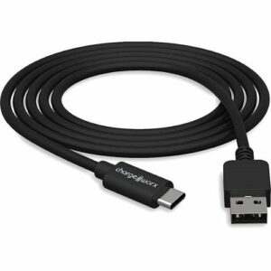 Chargeworx - 3' USB to USB-C Sync and Charge Cable - Black