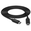 Chargeworx - 3' 60W PD USB-C to USB-C Cable - Black