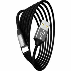 Chargeworx - 6' USB to USB-C Cable - Black