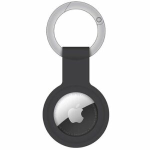 Chargeworx - Keychain Holder for Apple AirTag - Black