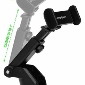 Chargeworx - Universal Multi-Angle Clamp Mount for Most Cell Phones - Black