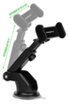 Chargeworx - Universal Multi-Angle Clamp Mount for Most Cell Phones - Black