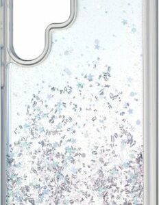 Insignia™ - Hard-Shell Case for Samsung Galaxy S24 Ultra - Glitter Gradient (Clear)