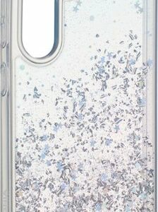 Insignia™ - Hard-Shell Case for Samsung Galaxy S24 - Glitter Gradient (Clear)