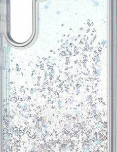 Insignia™ - Hard-Shell Case for Samsung Galaxy S24 - Glitter Gradient (Clear)