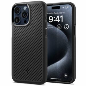 Spigen - Core Armor Case for Apple iPhone 15 Pro - Matte Black