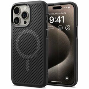 Spigen - Core Armor MagFit Case for Apple iPhone 15 Pro - Matte Black