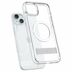 Spigen - Slim Armor Essential S MagFit Case for Apple iPhone 15/14/13 - Crystal Clear