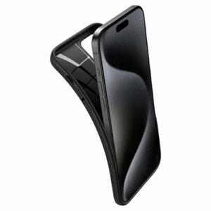 Spigen - Air Grip Case for Apple iPhone 15 Pro Max - Matte Black