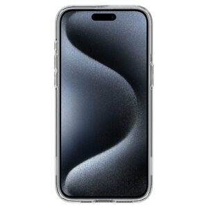 Spigen - Slim Armor Essential S MagFit Case for Apple iPhone 15 Pro Max - Crystal Clear