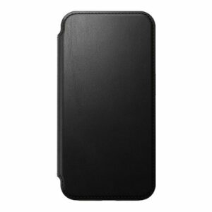 Nomad - Modern Leather Folio with Magsafe for Apple iPhone 15 Pro - Black