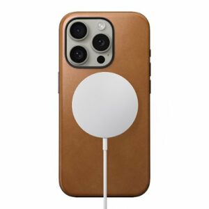 Nomad Modern Leather Case with Magsafe for Apple iPhone 15 Pro - Tan