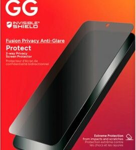 ZAGG - InvisibleShield Glass Fusion Privacy Screen Protector for Samsung Galaxy S24 - Clear