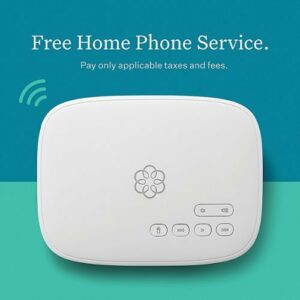 Ooma - Telo VoIP Residential Phone Service - White