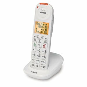 Ooma - Telo Senior Phone Bundle with Internet Home Phone Service and Amplified Cordless Handset - White