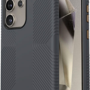 Speck - Presidio2 Grip Case for Samsung Galaxy S24 Ultra - Charcoal Gray