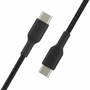 Belkin - BoostCharge Braided USB-C to USB-C Cable 3.3ft - Black