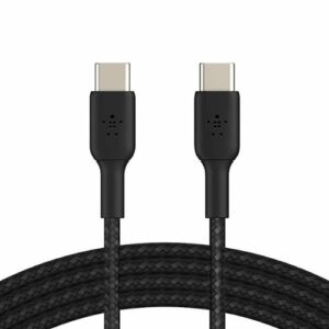 Belkin - BoostCharge Braided USB-C to USB-C Cable 3.3ft - Black