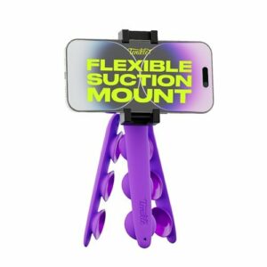 Tenikle - PRO Bendable Suction Cup Tripod Mount - Purple